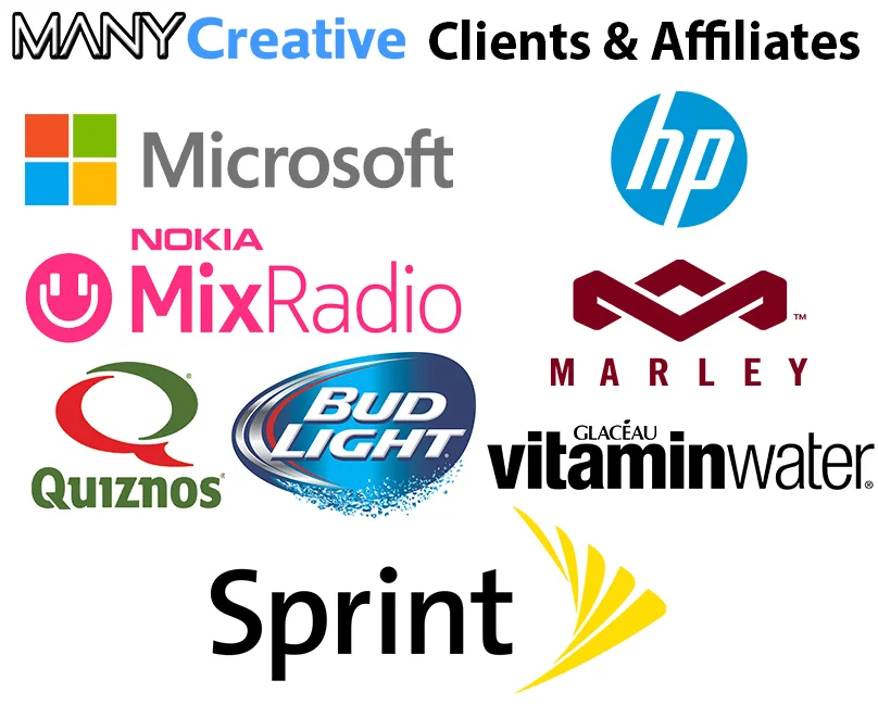 ManyCreative client logos